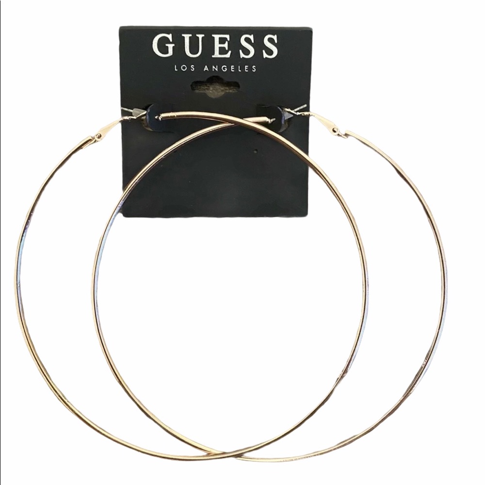 Guess Los Angeles Xxl Hoop Earrings